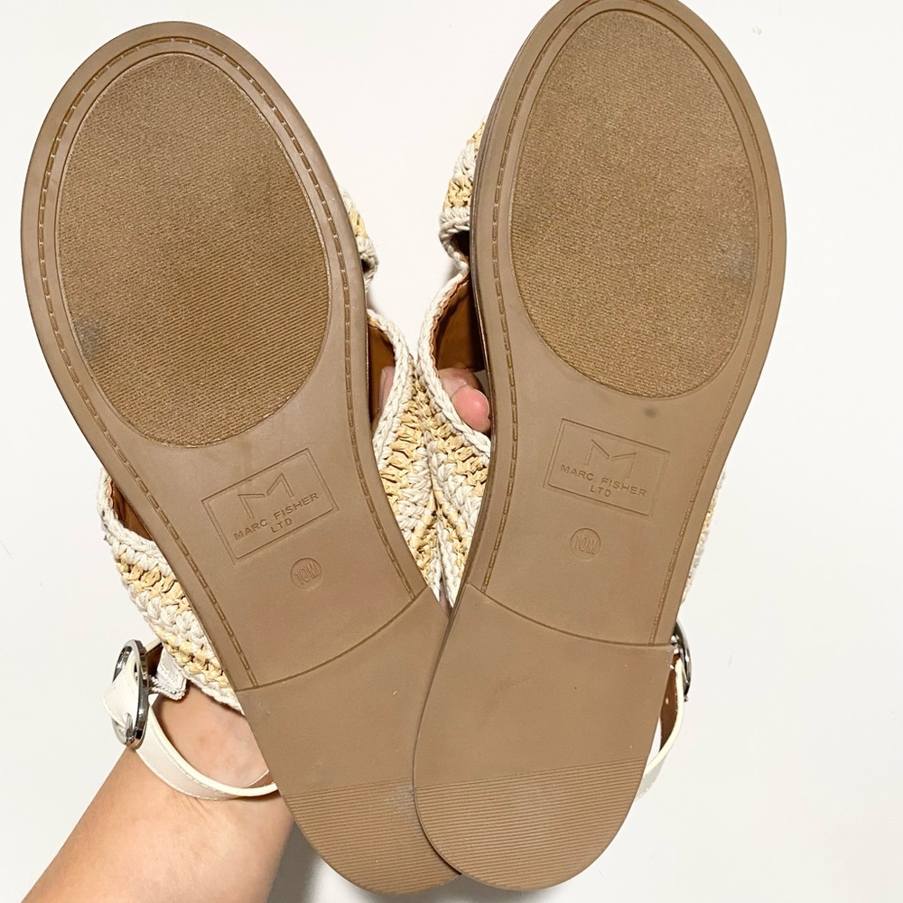 Marc Fisher LTD Womens Lonnie Adjustable Flat Ankle Strap 10‎ - Picture 6 of 7